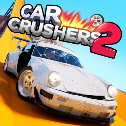 [8X MAP SIZE🌋] Car Crushers 2 - Physics Sim