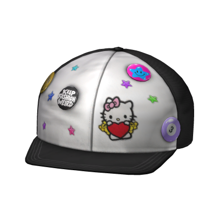 Hello kitty pin hat