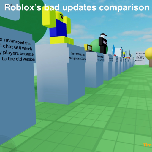 roblox's bad updates comparison