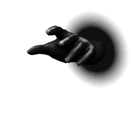 Black Dreamcore Hand Born from Chest Roblox item