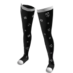 ♾️ Black transparent Christmas presents tights