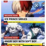 My hero academia and stuff and :3