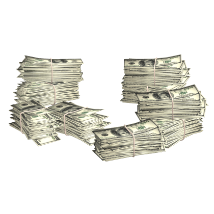 Money Stacks Pile