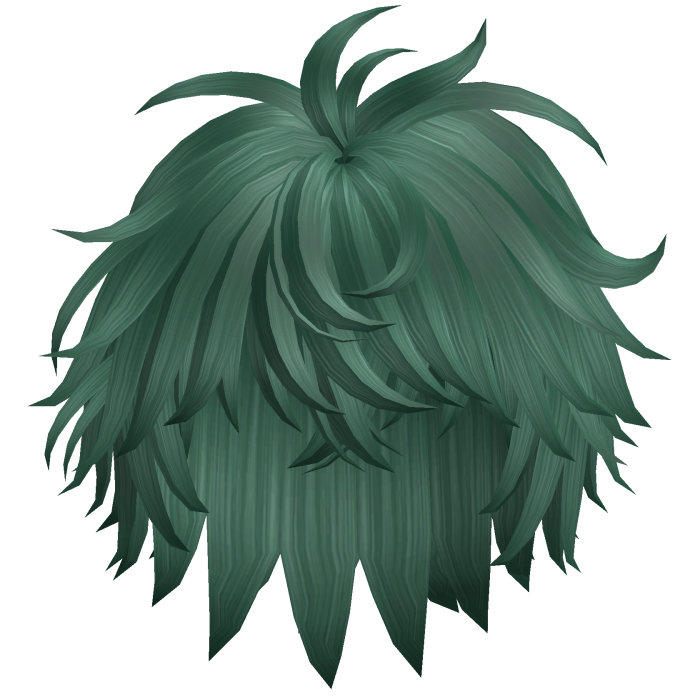 Alt Messy Shaggy Spiky Hair (Green)