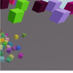 just a game with raining and spawning blocks