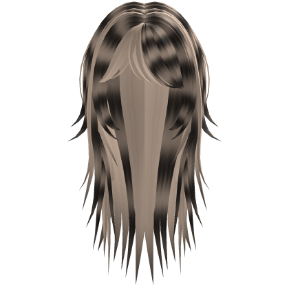 ♡︵ blonde scene wispy emo hair w/ bangs Roblox item