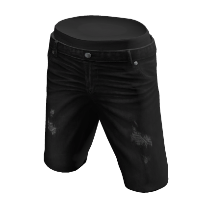 Black Denim Shorts thumbnail