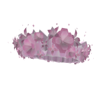 Pink Galaxy Crystal Crown