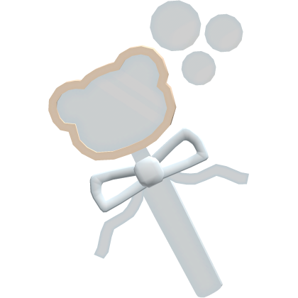 ♡ : blue cutecore silly bear bubble blower