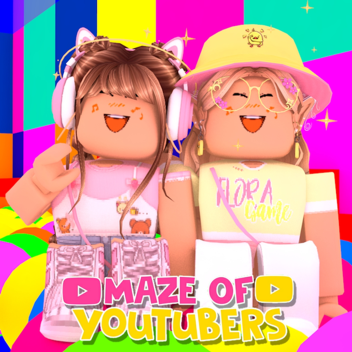 MAZE OF FRIENDS AND YOUTUBERS!