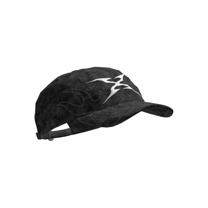 Sideways Xtranho Black stitched cap