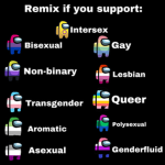 LGBTQ+ and Straight can come if nu hate :)