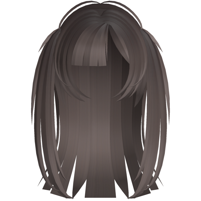 emo vkei moe vamp long choppy hair brown fade