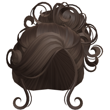 Swirly Fantasy Elegant Bun (Brown)