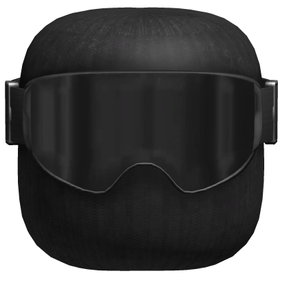Black Ski Mask w Goggles