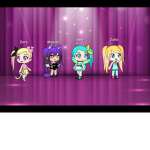 Gacha, adopt me, royal high and fashion famous