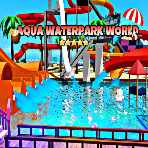 Aqua Waterpark World official Roblox game thumbnail