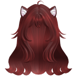 Red Hair w Cat Ears