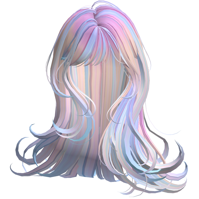 Silky Long Angelic Swirly Hair (Crystal)