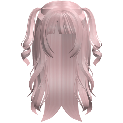 Lush Dreamy Curly Twintails (Pink) Roblox item