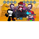 Friday night funkyn boy and girl and rosa