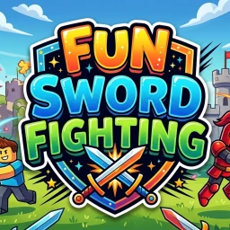 Fun sword fighting icon