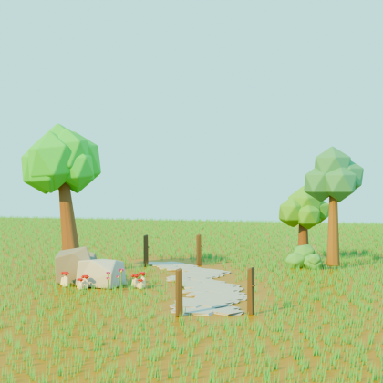 [LOW POLY] Stylized Nature Kit - 12 Assets preview 1