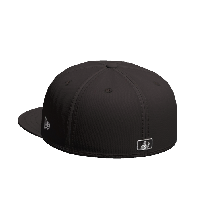 Outsized NY Backwards Fitted Cap Brown