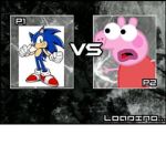 peppa pig vs sonic