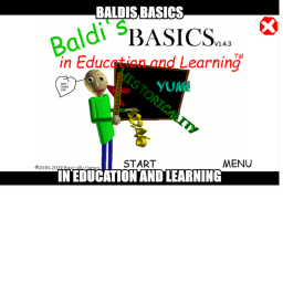 New Baldis basics roleplay