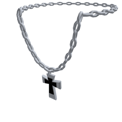 Silver Cross Chain Necklace