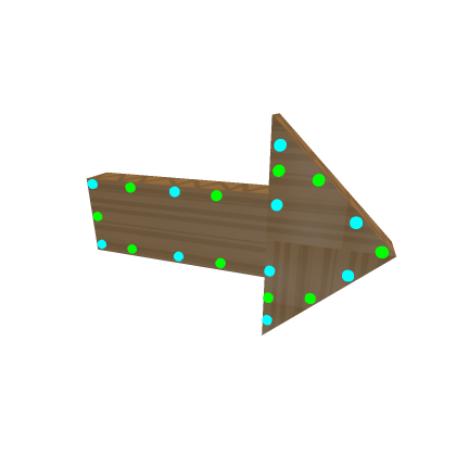cardboard arrow