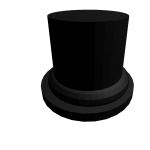 Floating black tophat