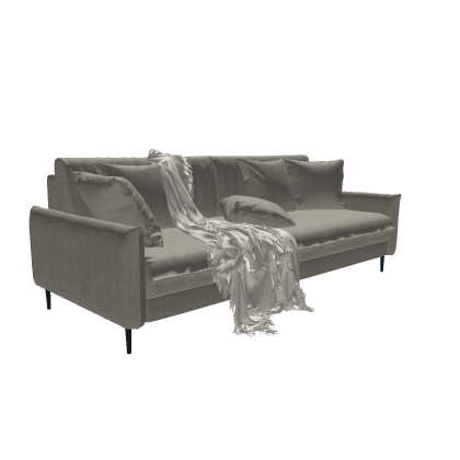 Beige Modern Sofa 