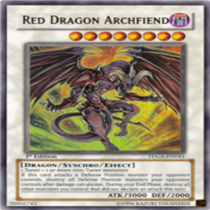 Yu-Gi-Oh Red Dragon Archfiend Roblox decal