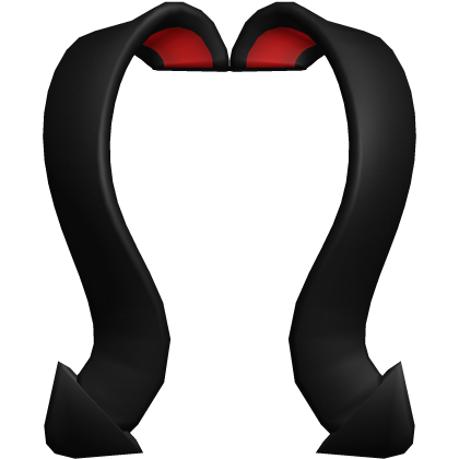Long Floppy Bunny Ears Black Roblox item