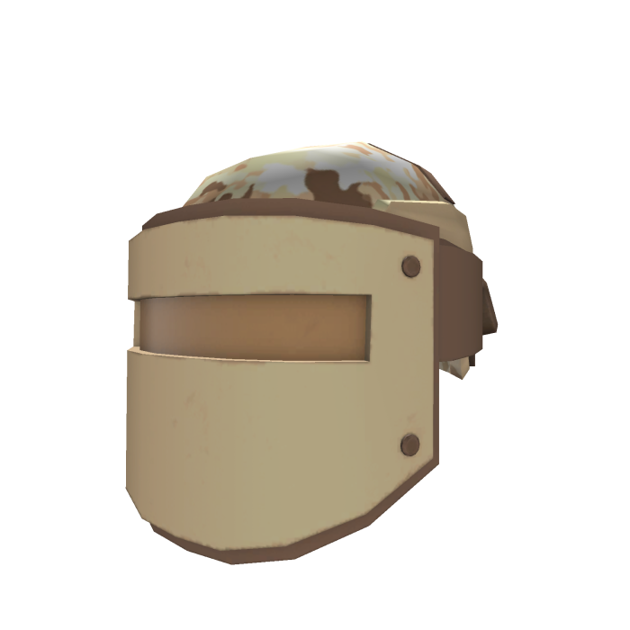 Tactical Face Shield (Desert Camo)