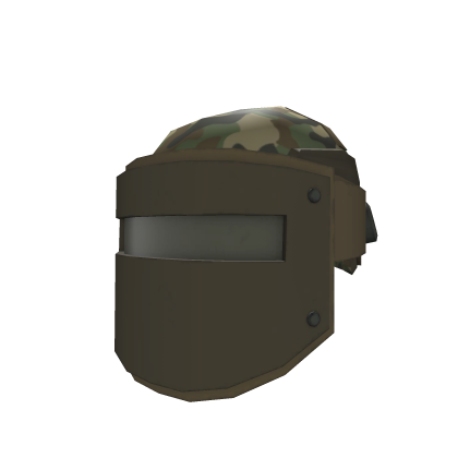 Tactical Face Shield (Jungle Camo)
