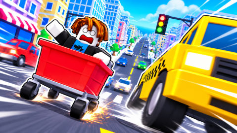 [🎃] Drive a Cart Downhill!