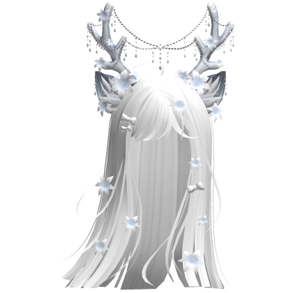 Ethereal Christmas Fairy Fawn Hair w/ Antlers
