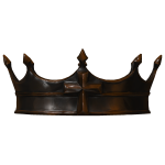 Combat Forged Dark Wood Cross Crown