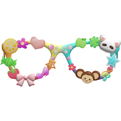 Rainbow Decora Harajuku Kawaii Candy Glasses
