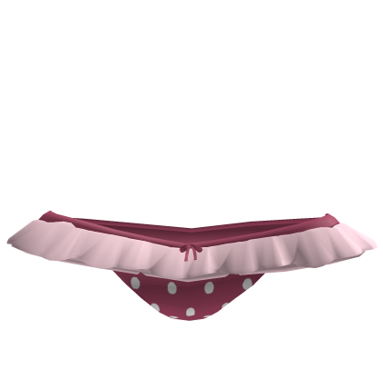 Ruffle Bow Skirt (Light Pink and Dark Pink) Roblox item