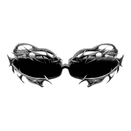 Spiked Silver Thorn Glasses