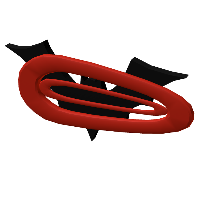 Red and Black Bat Clip