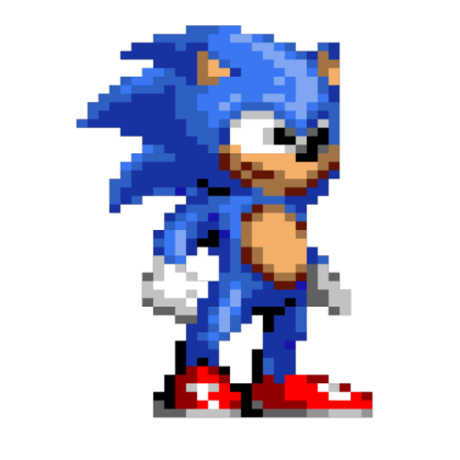 Movie Sonic Pixel Art Roblox decal