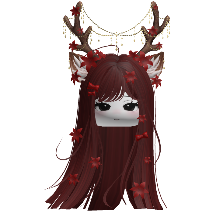 Ethereal Christmas Fairy Fawn Hair w/ Antlers