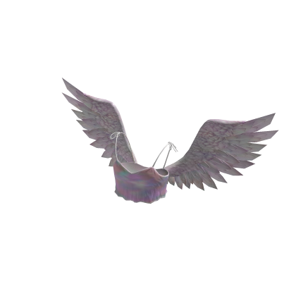 Shimmer Angel Wings Holo Crop Top