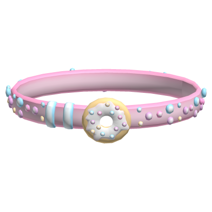 . ‿ ♡ yumy confetti donut collar ..  *nom nom* ! !