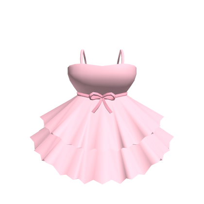 💖Chibi Doll - Fancy pink top with ruffles thumbnail